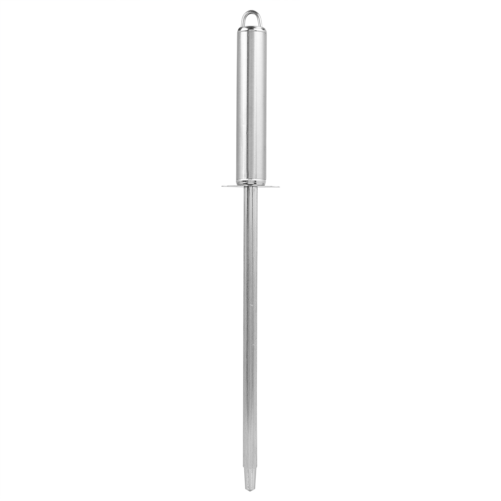 1Pc Stainless Steel Sharpener Knife Professional Kitchen Sharpening Rod Stick Tool(Number 5)