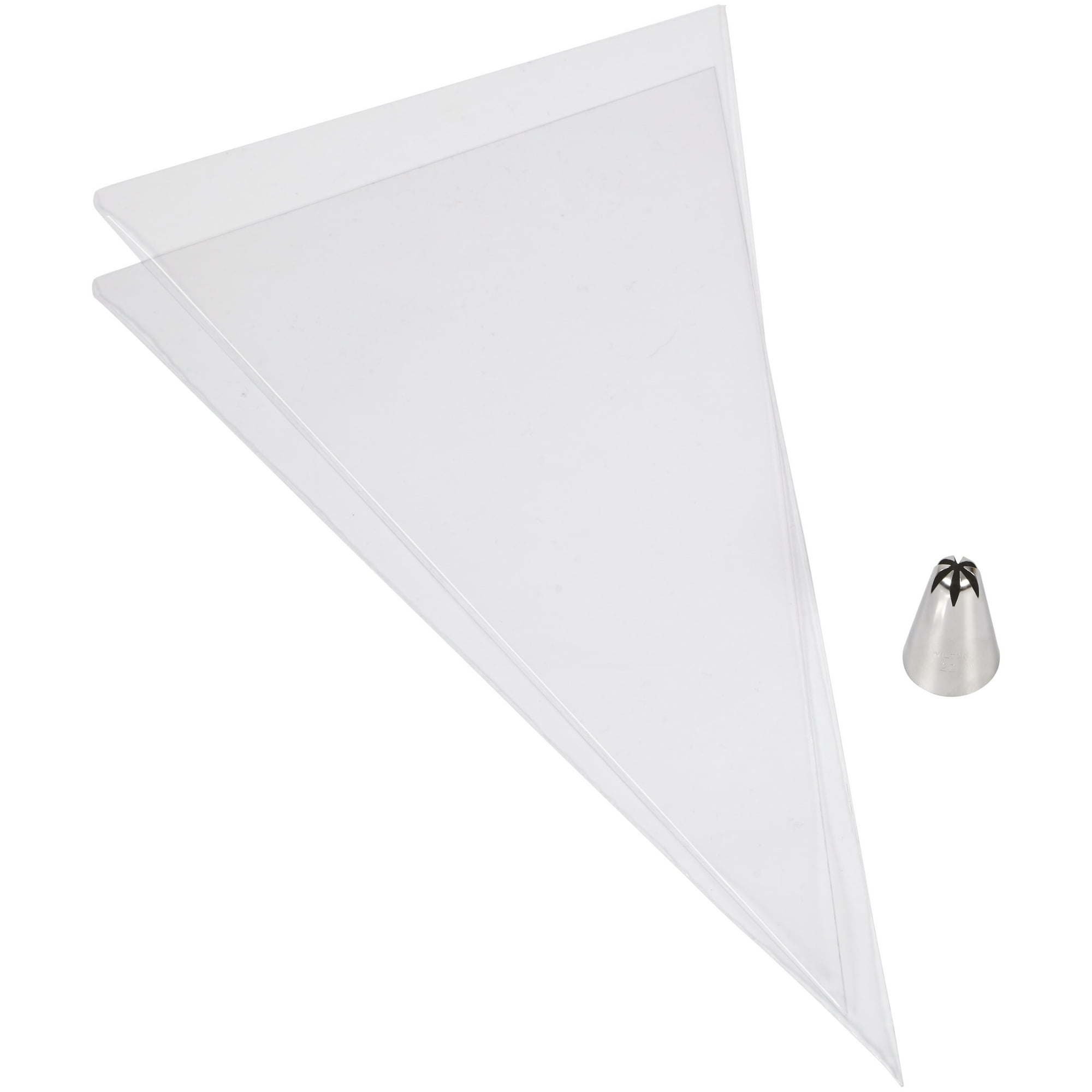 Wilton 2D Drop Flower Decorating Tip Set, 3-Piece