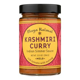 Maya Kaimal Indian Simmer Sauce Kashmiri Curry - Case Of 6 - 12.5 Oz.