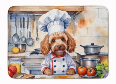 Cockapoo The Chef Memory Foam Kitchen Mat Machine Washable Anti-Fatigue Mat Cushion Comfort Bath Mat or Kitchen Rug