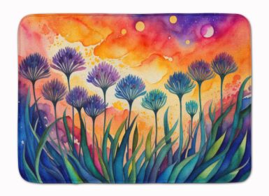 Agapanthus in Color Memory Foam Kitchen Mat Machine Washable Anti-Fatigue Mat Cushion Comfort Bath Mat or Kitchen Rug