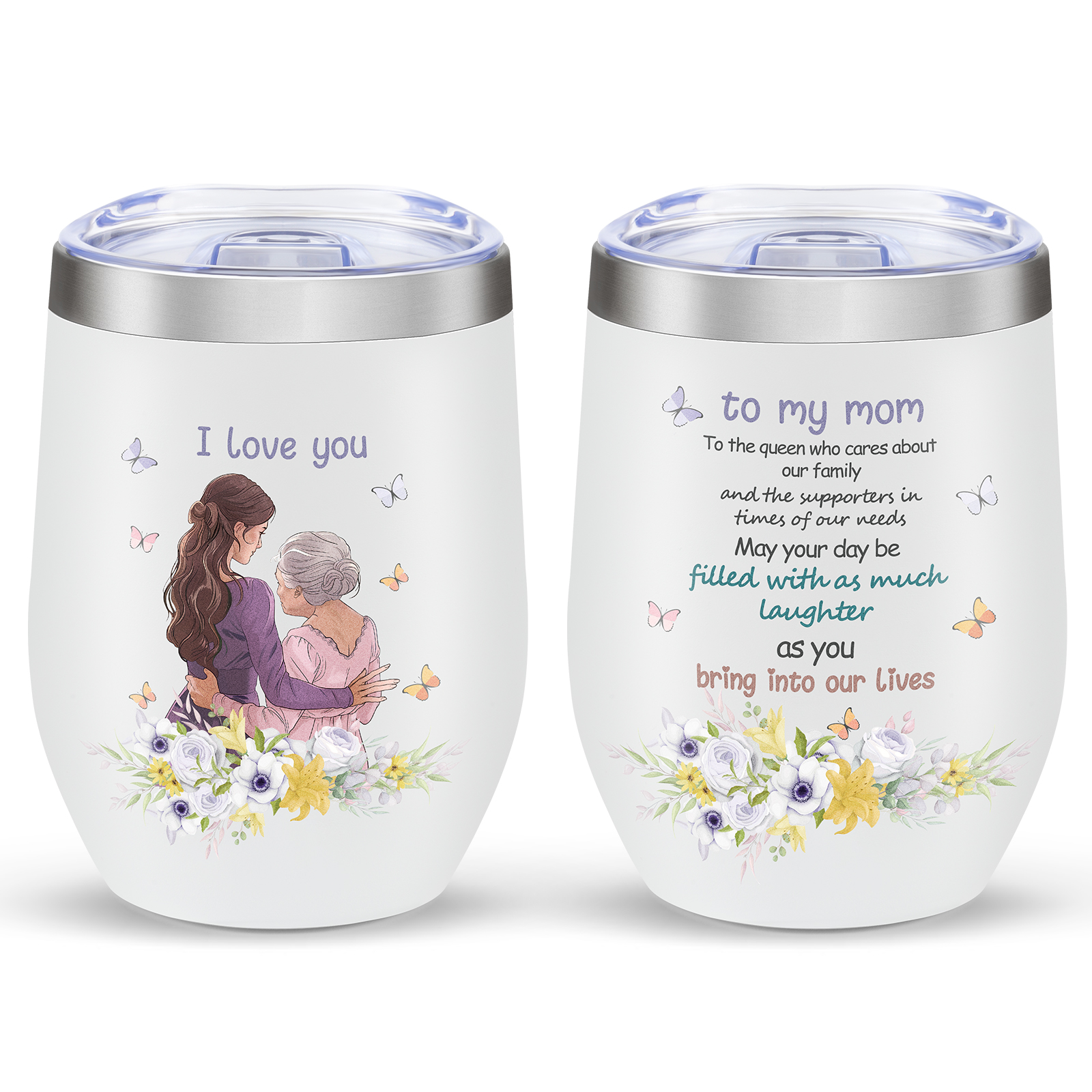 12oz Eggshell Cup (Option: Style9)