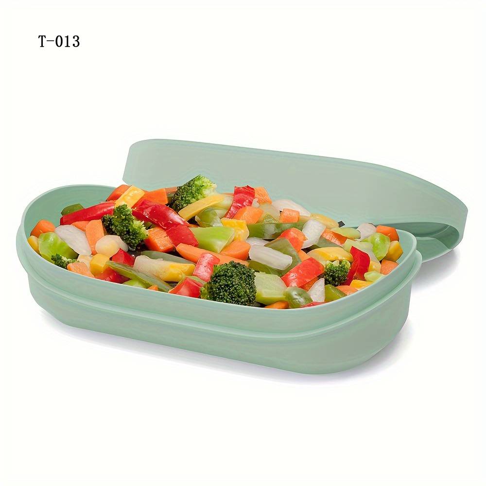 Set Of 2 Microwave Pasta Bowls, Rice Veggie Bowls, Popcorn Bowls (Option: T013)