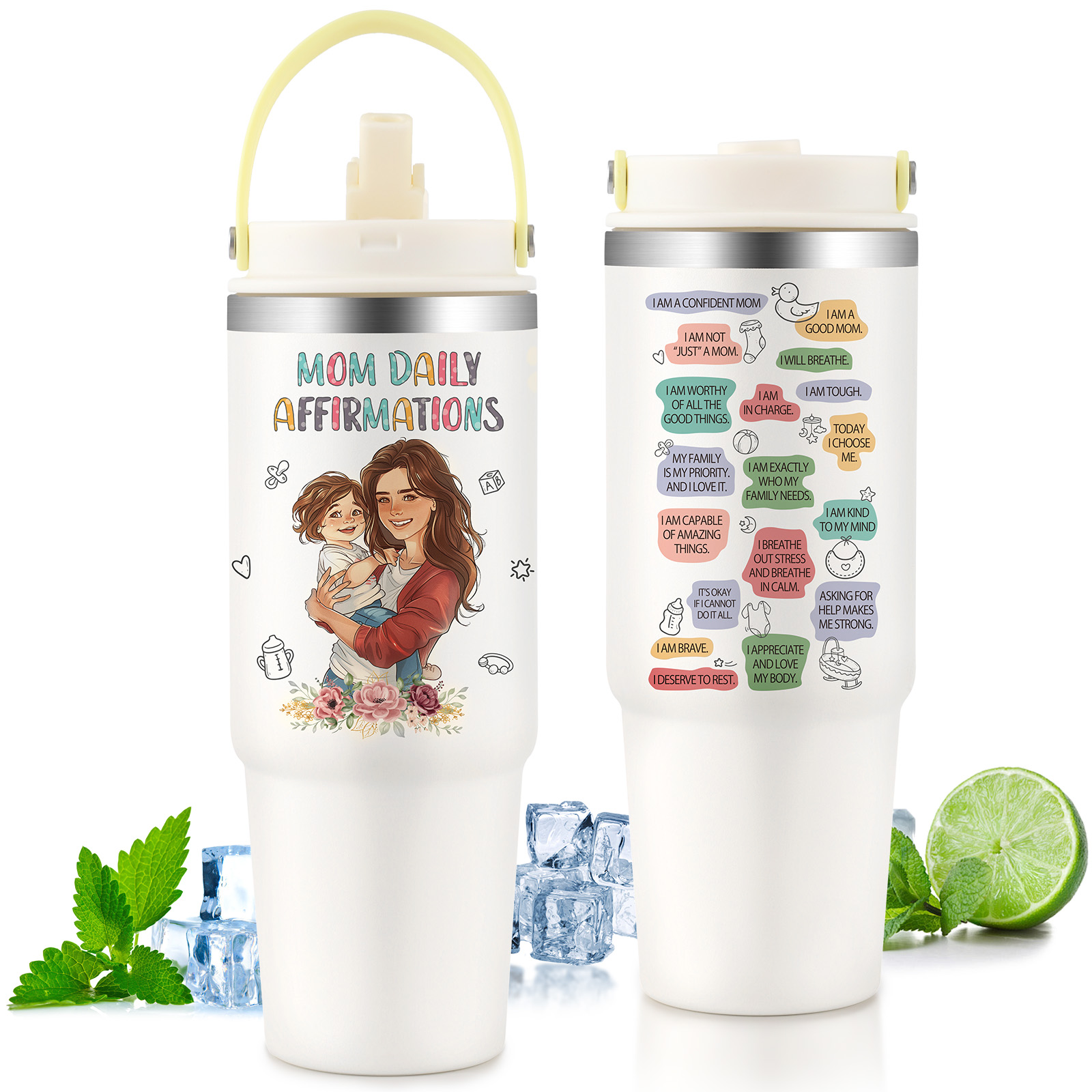 30oz Stainless Steel Cup (Option: Style40)