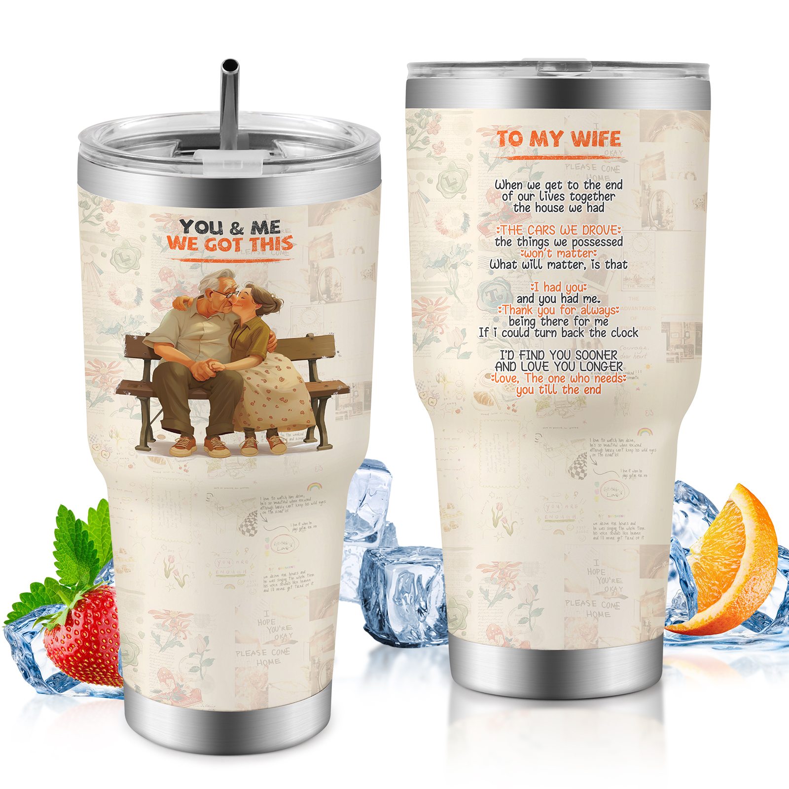 30oz Car Cup (Option: Style17)