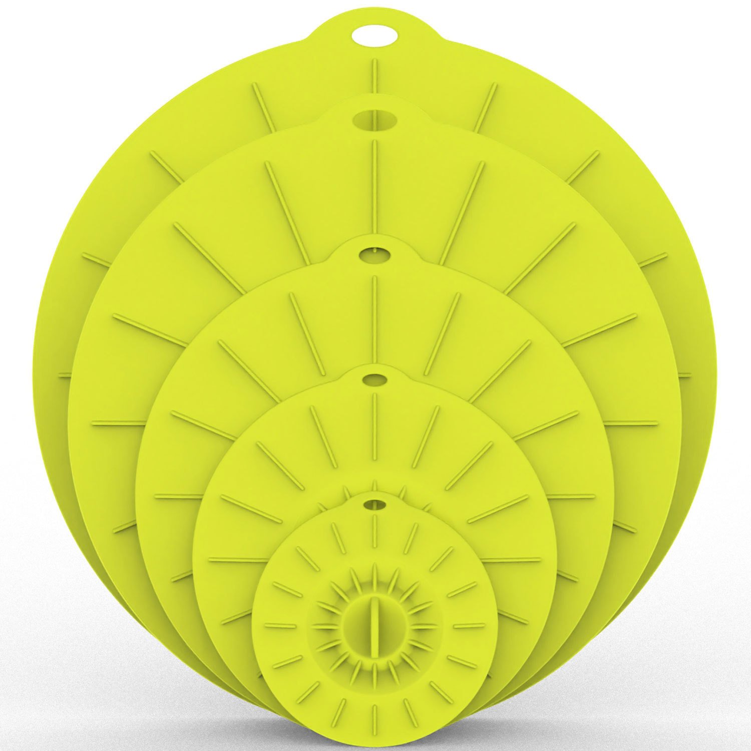 5pcs Silicone Fresh-keeping Cover; Microwave Oven Heating Cover; Food Dust-proof Splash-proof Bowl Cover Set; Kitchen Supplies (Color: E.)